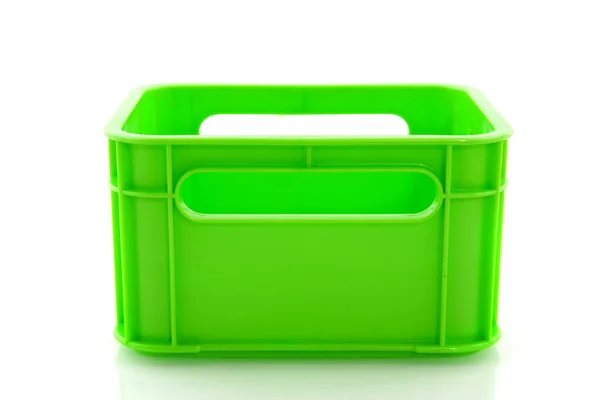 Caixa verde vazia — Fotografia de Stock