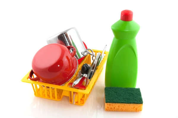 Washing the dishes — Stock Photo, Image