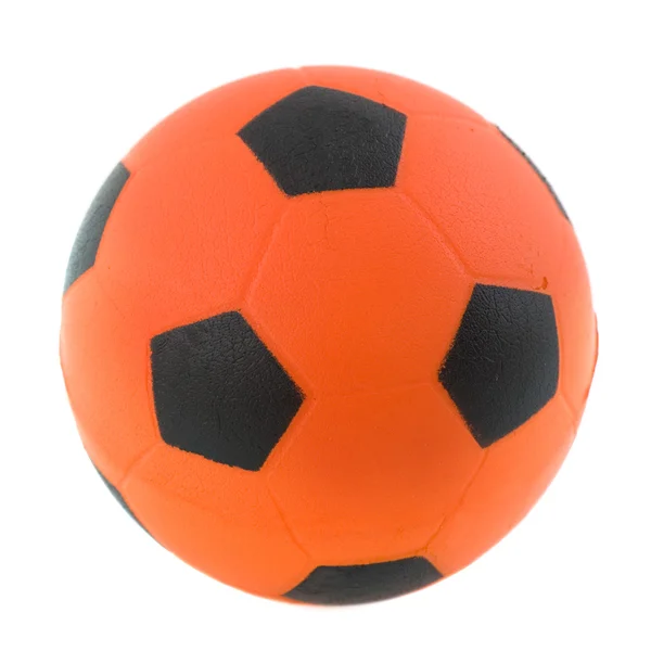 Помаранчевий нідерландський футбольний м'яч — стокове фото