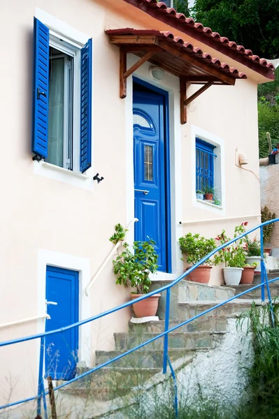 Griekse huis — Stockfoto