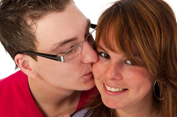 Csókoló pár — Stock Fotó