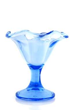 Blue ice glass cup clipart