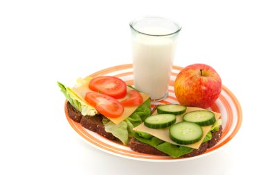 Healthy lunch clipart