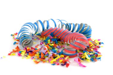 Confetti for carnival clipart