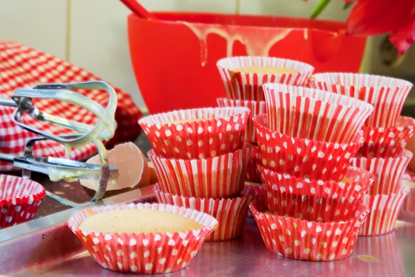 Pečení dortů cup — Stock fotografie