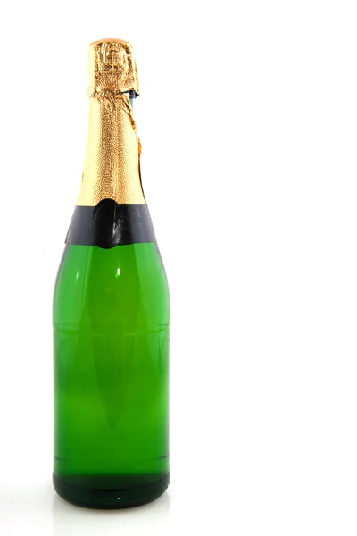 Champagne met fles — Stockfoto