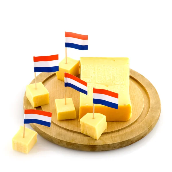 Сир голландський — стокове фото