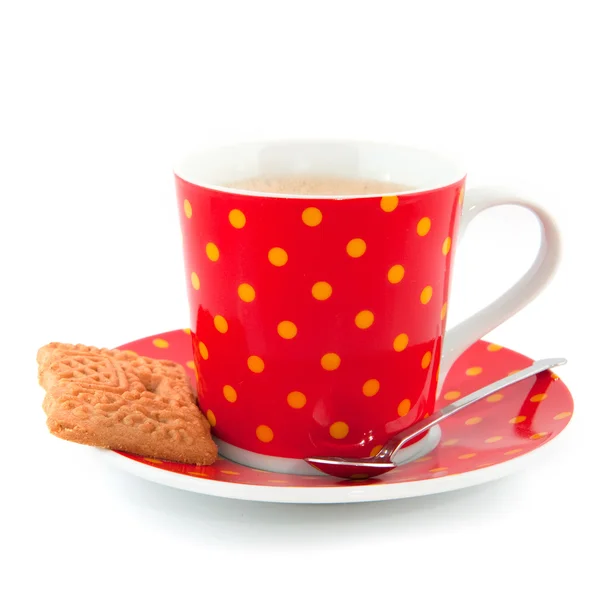 Káva s cookie — Stock fotografie