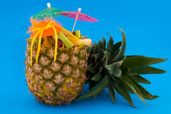 Tropical fruit cocktail — Stock Photo, Image