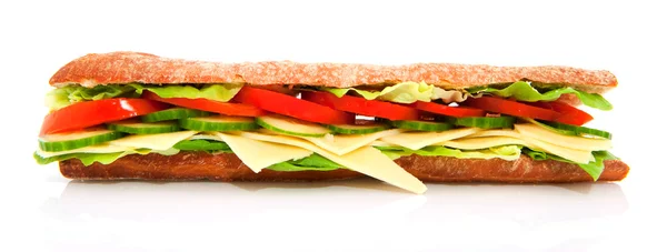 Sanduíche de queijo saudável — Fotografia de Stock