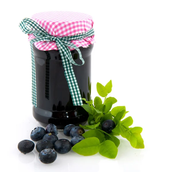 Blue berry jam — Stock Photo, Image