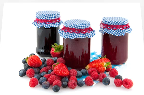 Marmelade uit bos fruit — Stockfoto