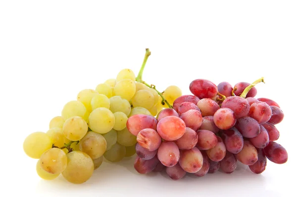 Червоно-білий виноград — стокове фото