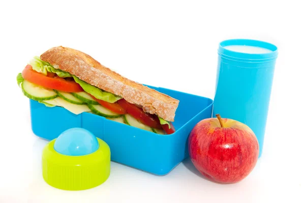 Zdravý oběd box — Stock fotografie