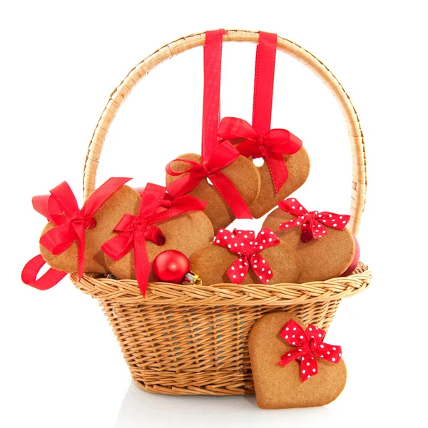 Christmas basket — Stock Photo, Image