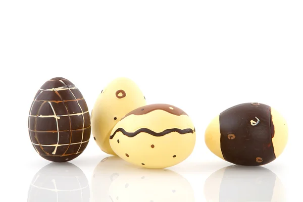 チョコレートのイースター ・ エッグ — ストック写真