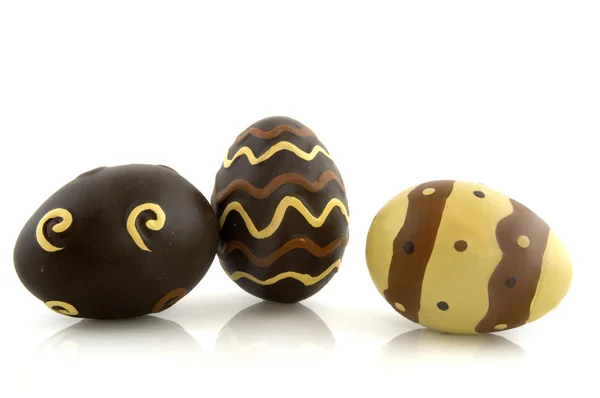 Uova di Pasqua al cioccolato — Foto Stock