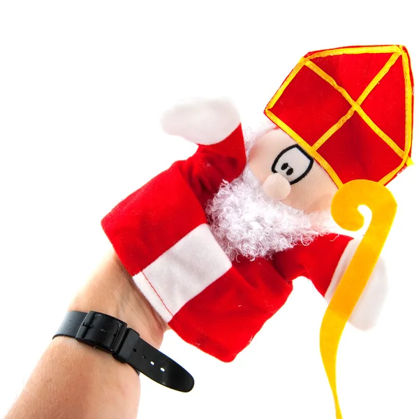 Handpuppe Sinterklaas — Stockfoto