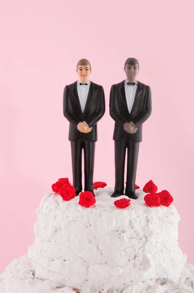 Homo gâteau de mariage — Photo