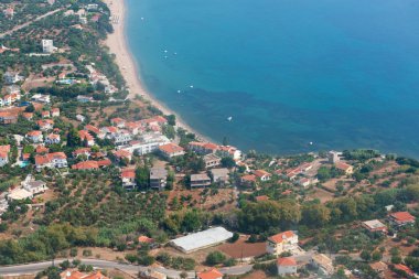 Yunan peloponnese görüntüden hava