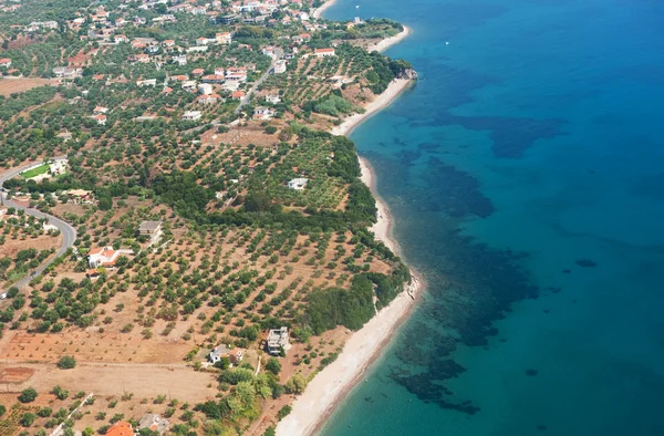 Air image from Greek Peloponnese — Stock Photo, Image