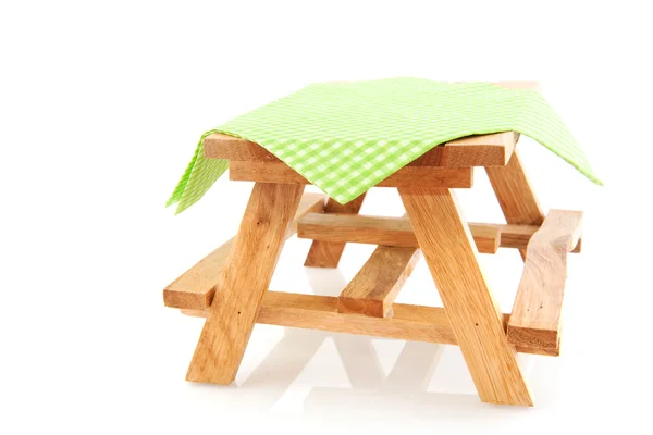 Пустой стол для пикника — стоковое фото