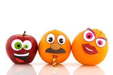 Funny fruit clipart