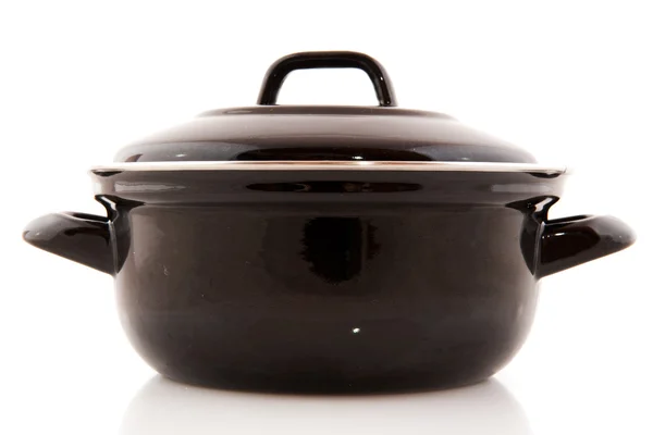Black pan — Stock Photo, Image