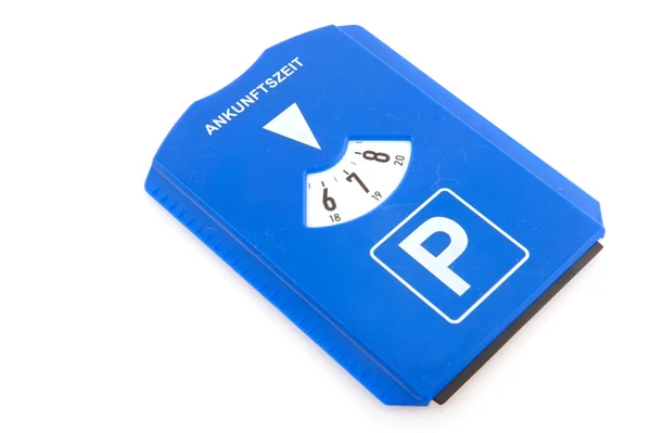駐車場カード — ストック写真
