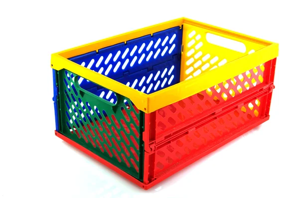 Alışveriş için plastik kasa — Stok fotoğraf