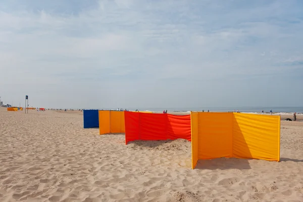 Пляж в Голландии — стоковое фото