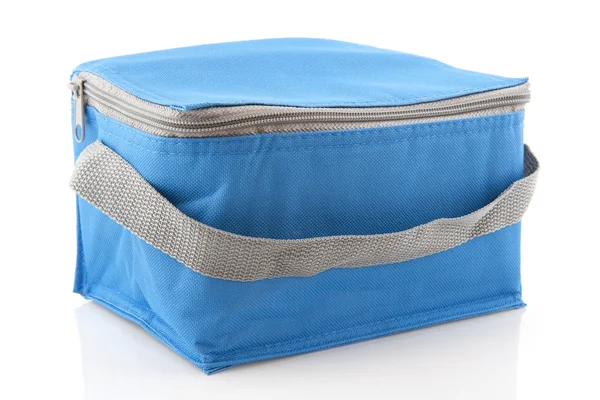 Mavi soğutma çantası — Stok fotoğraf