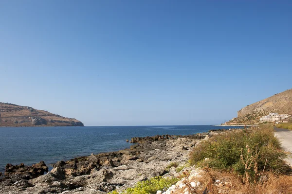 Baia costiera in Grecia — Foto Stock