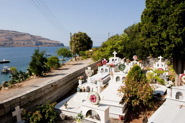 Grecki cmentarz — Zdjęcie stockowe