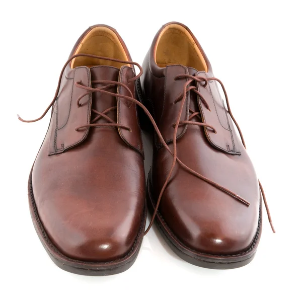 stock image New polished brown shoes