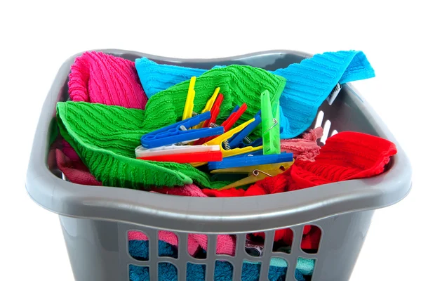 Laundry basket — Stock Photo, Image