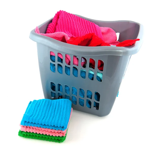Folding the laundry — Stock Photo, Image