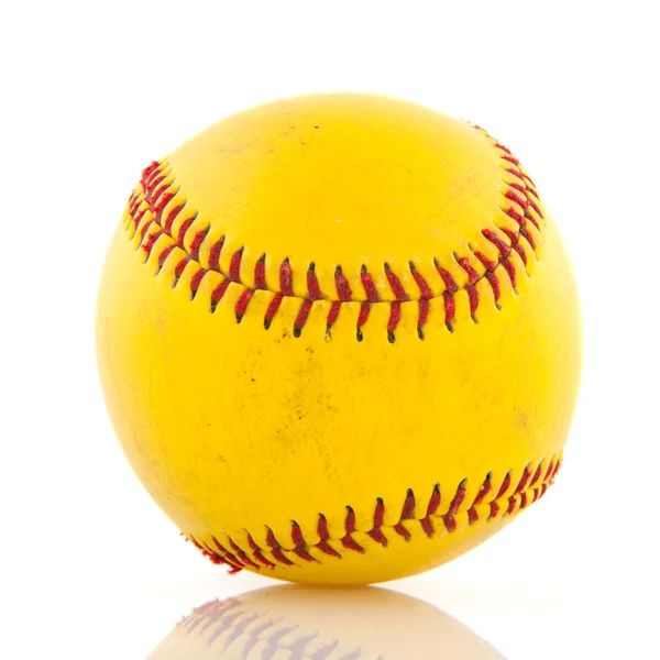 Beisebol amarelo — Fotografia de Stock