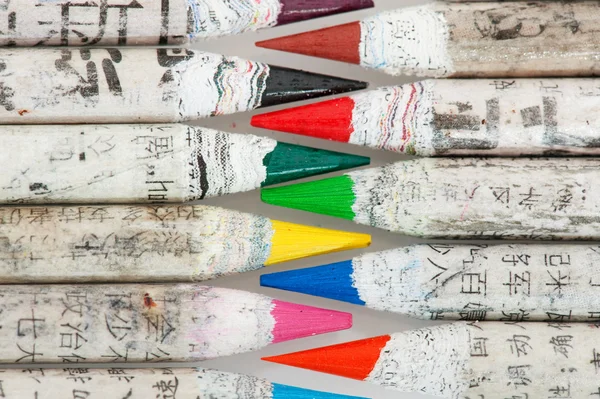 Kínai színes ceruzák — Stock Fotó
