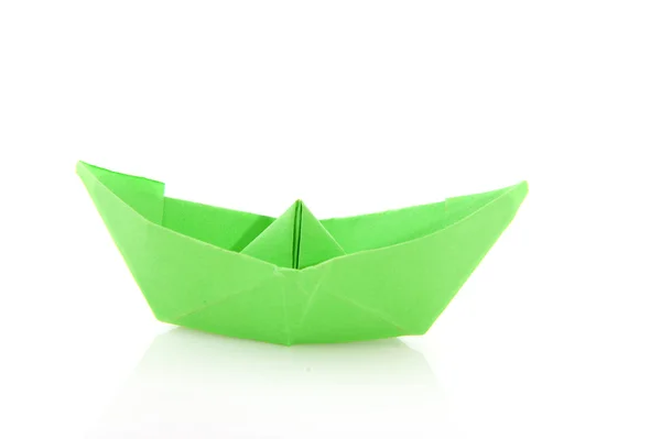 Бумажные лодки — стоковое фото