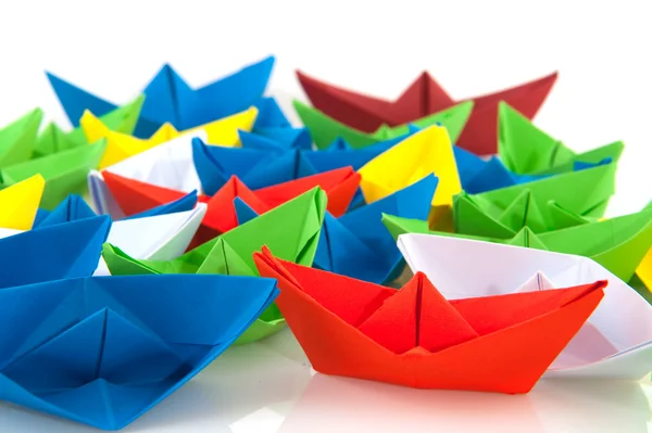 Paper boats — Stock Photo, Image