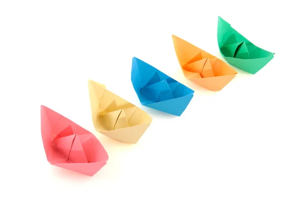 Barcos de papel — Foto de Stock