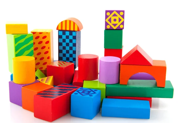 Trä leksak block — Stockfoto
