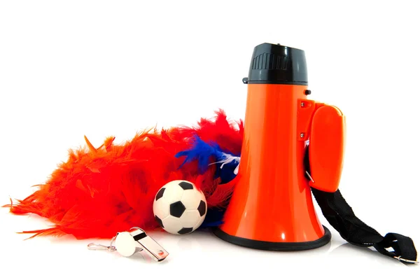 Supporting Dutch soccer team — Stock Photo, Image