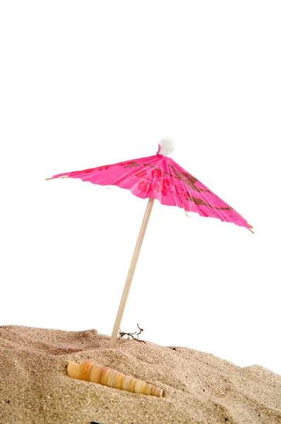 Tropischer Sonnenschirm — Stockfoto