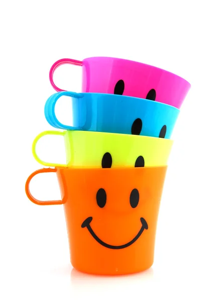 Smiling mugs — Stock Photo, Image