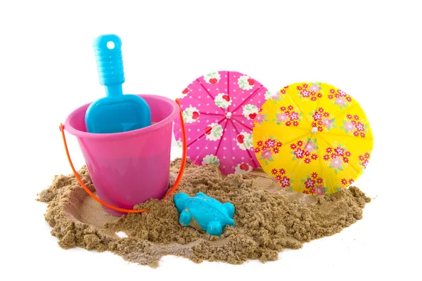 海滩上的玩具 — 图库照片
