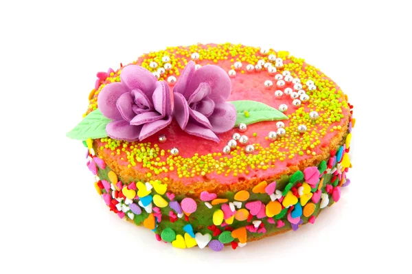 Születésnapi tortával — Stock Fotó