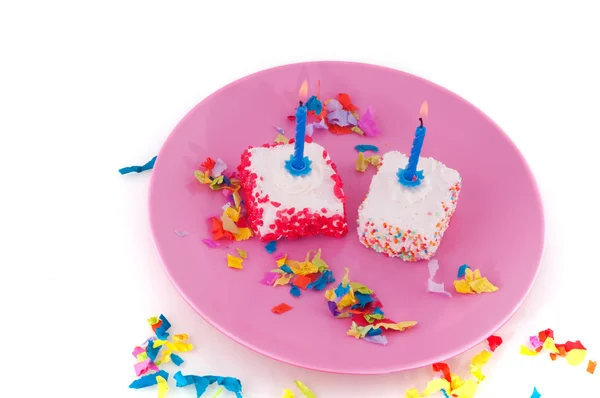 Fancy cake for birthday — Stock Photo, Image