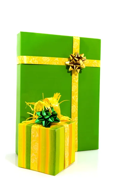 Presentes verdes — Fotografia de Stock